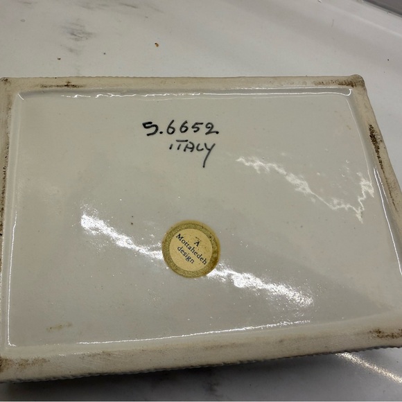 Mottahedeh Italy Nautical Anchor Trinket Box – 7” x 5” - Picture 5 of 6